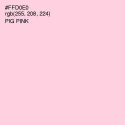#FFD0E0 - Pig Pink Color Image